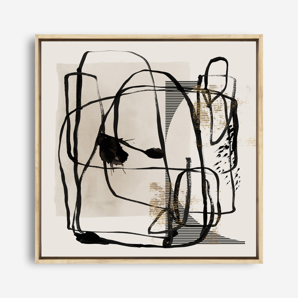 Shop Blotted I (Square) Canvas Print a painted abstract themed framed canvas wall art print from The Print Emporium artwork collection - Buy Australian made fine art painting style stretched canvas prints for the home and your interior decor space, TPE-PC-EZ985-CA-40X40-NF