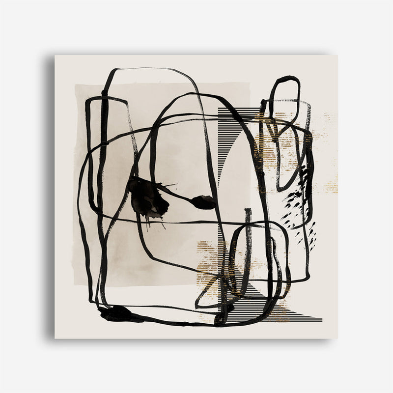 Shop Blotted I (Square) Canvas Print a painted abstract themed framed canvas wall art print from The Print Emporium artwork collection - Buy Australian made fine art painting style stretched canvas prints for the home and your interior decor space, TPE-PC-EZ985-CA-40X40-NF