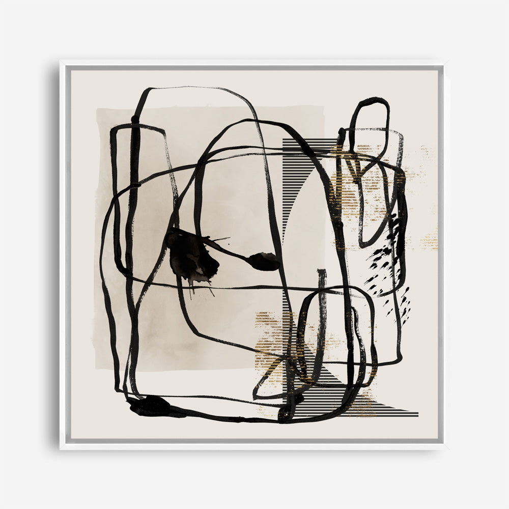 Shop Blotted I (Square) Canvas Print a painted abstract themed framed canvas wall art print from The Print Emporium artwork collection - Buy Australian made fine art painting style stretched canvas prints for the home and your interior decor space, TPE-PC-EZ985-CA-40X40-NF