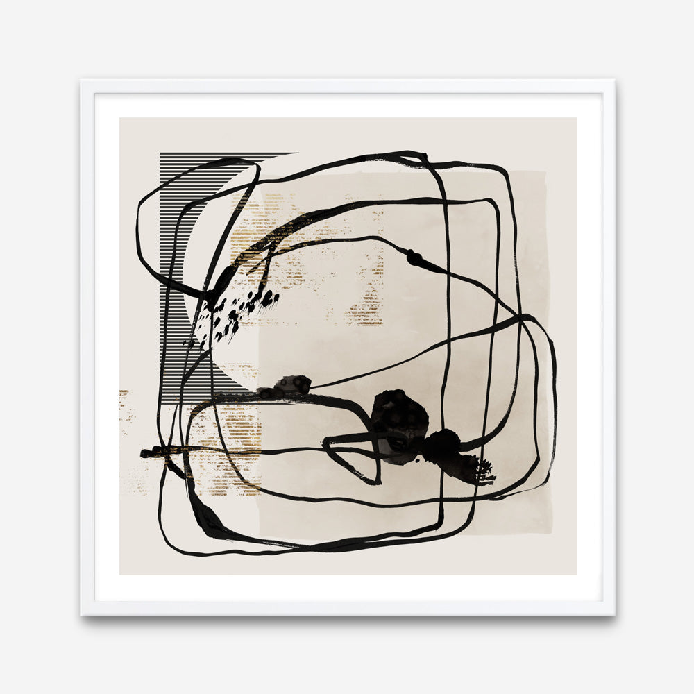 Shop Blotted II (Square) Art Print a painted abstract themed wall art print from The Print Emporium wall artwork collection - Buy Australian made fine art painting style poster and framed prints for the home and your interior decor room, TPE-PC-EZ986-AP