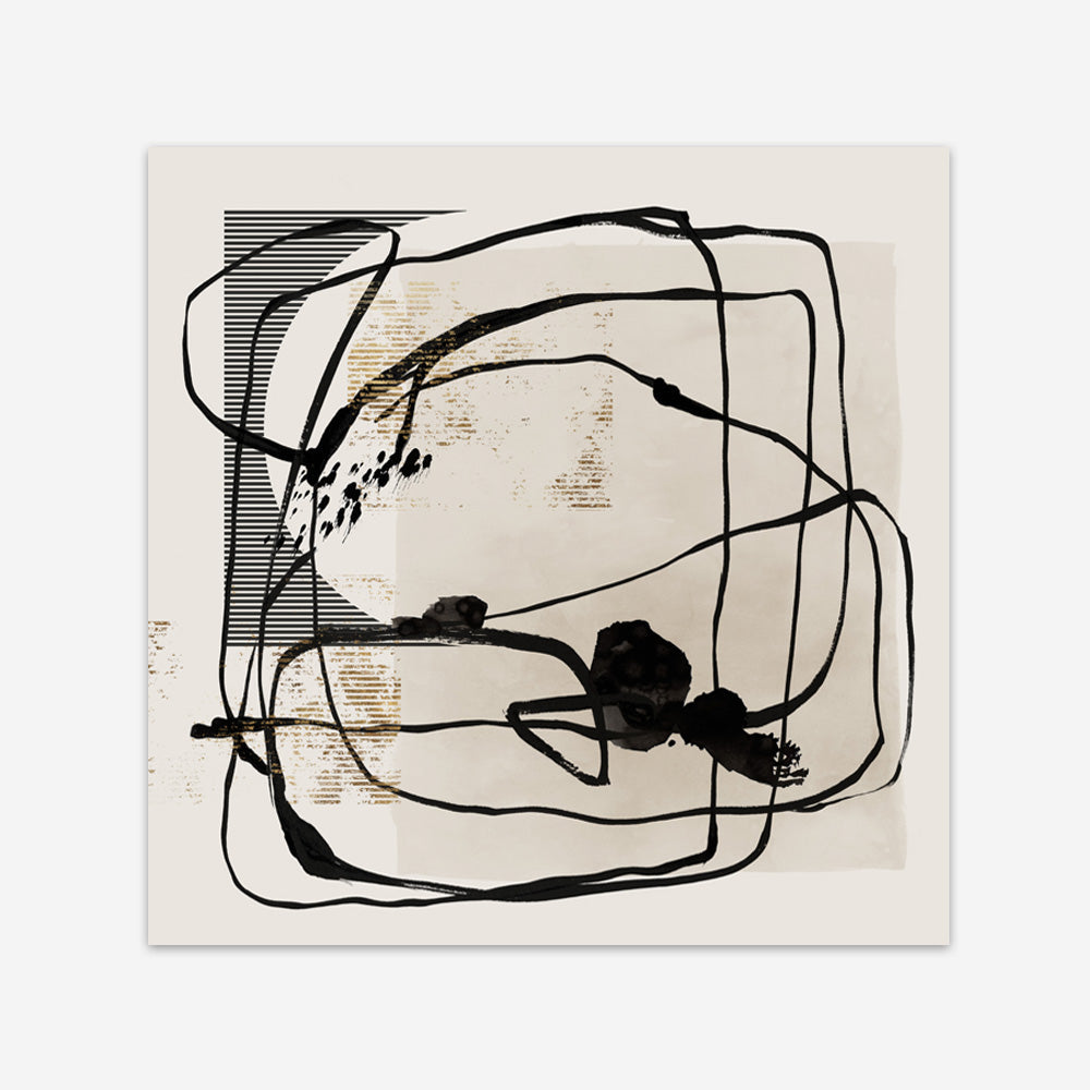 Shop Blotted II (Square) Art Print a painted abstract themed wall art print from The Print Emporium wall artwork collection - Buy Australian made fine art painting style poster and framed prints for the home and your interior decor room, TPE-PC-EZ986-AP