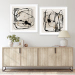 Shop Blotted II (Square) Art Print a painted abstract themed wall art print from The Print Emporium wall artwork collection - Buy Australian made fine art painting style poster and framed prints for the home and your interior decor room, TPE-PC-EZ986-AP