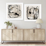 Shop Blotted II (Square) Art Print a painted abstract themed wall art print from The Print Emporium wall artwork collection - Buy Australian made fine art painting style poster and framed prints for the home and your interior decor room, TPE-PC-EZ986-AP