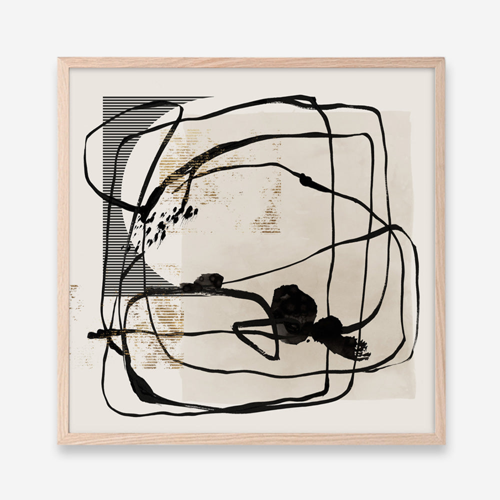 Shop Blotted II (Square) Art Print a painted abstract themed wall art print from The Print Emporium wall artwork collection - Buy Australian made fine art painting style poster and framed prints for the home and your interior decor room, TPE-PC-EZ986-AP