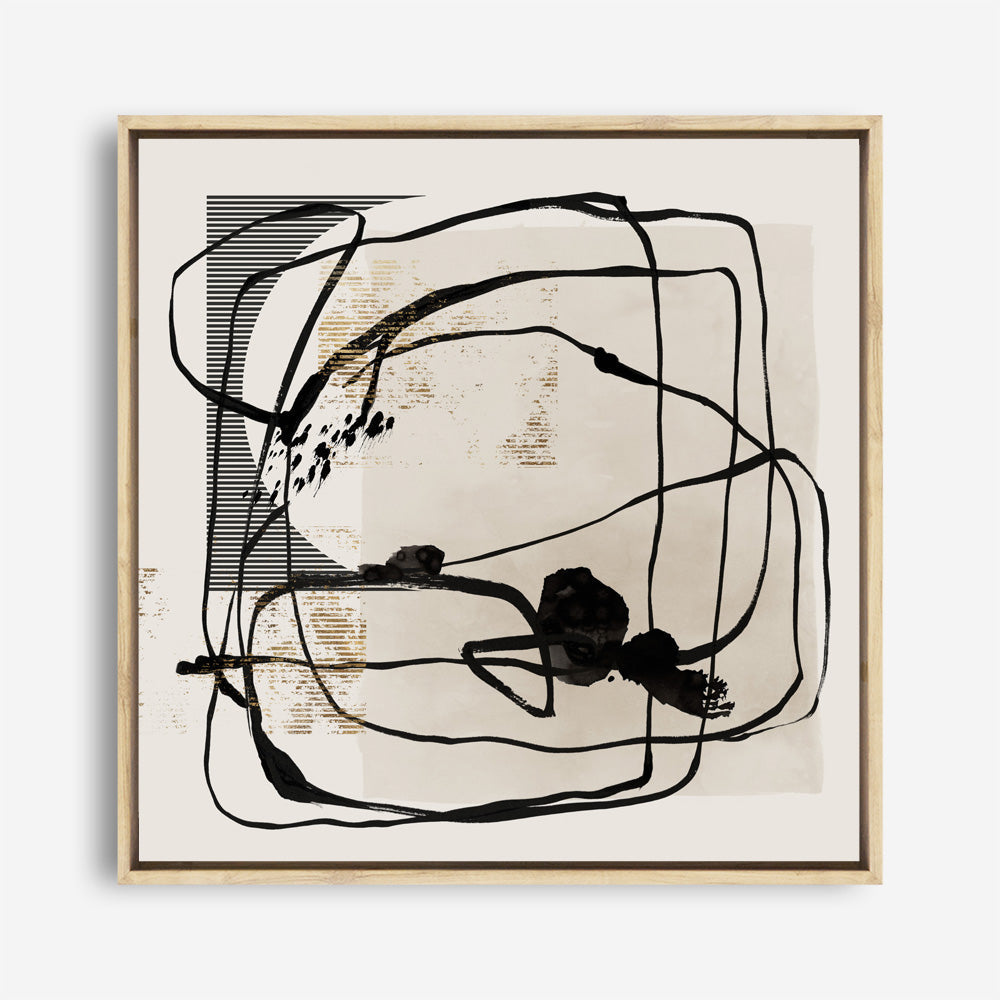 Shop Blotted II (Square) Canvas Print a painted abstract themed framed canvas wall art print from The Print Emporium artwork collection - Buy Australian made fine art painting style stretched canvas prints for the home and your interior decor space, TPE-PC-EZ986-CA-40X40-NF