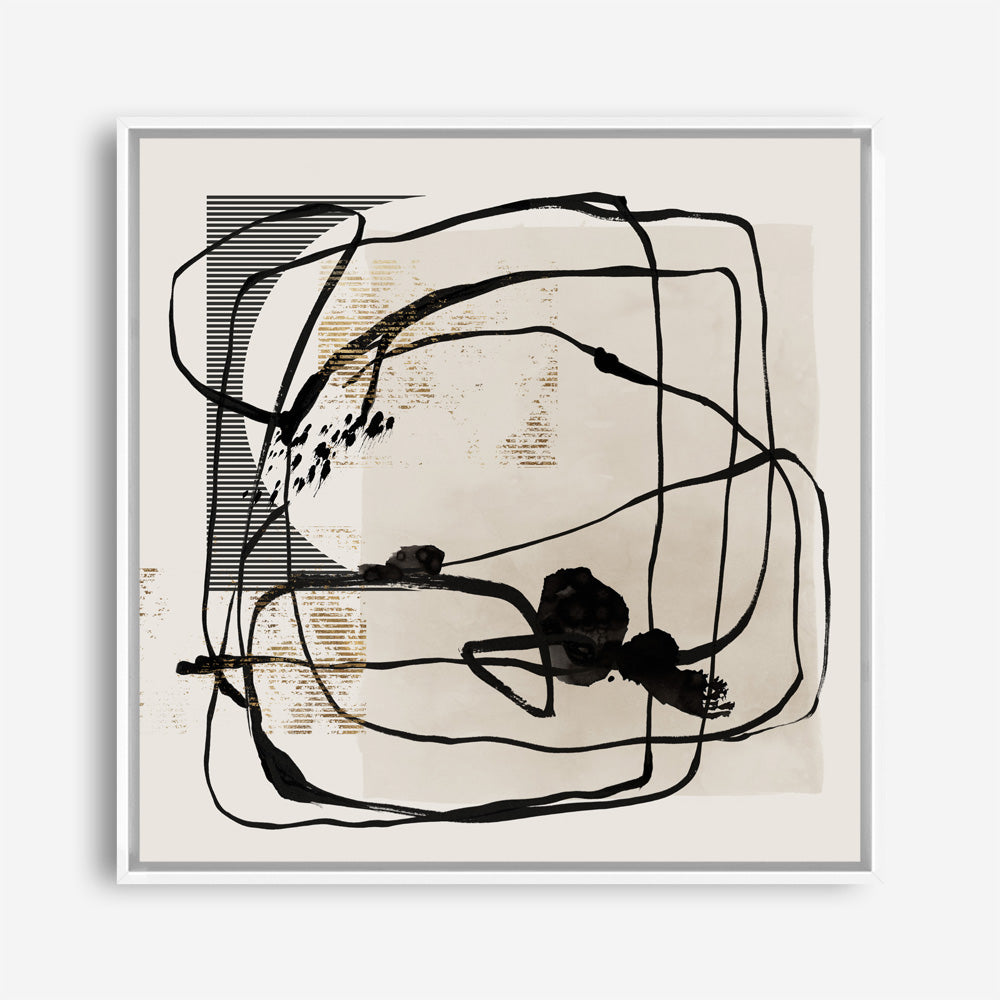 Shop Blotted II (Square) Canvas Print a painted abstract themed framed canvas wall art print from The Print Emporium artwork collection - Buy Australian made fine art painting style stretched canvas prints for the home and your interior decor space, TPE-PC-EZ986-CA-40X40-NF