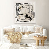 Shop Blotted II (Square) Canvas Print a painted abstract themed framed canvas wall art print from The Print Emporium artwork collection - Buy Australian made fine art painting style stretched canvas prints for the home and your interior decor space, TPE-PC-EZ986-CA-40X40-NF