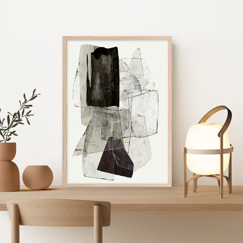 Shop Blotting Ink I Art Print a painted abstract themed wall art print from The Print Emporium wall artwork collection - Buy Australian made fine art painting style poster and framed prints for the home and your interior decor room, TPE-PC-PI181-AP