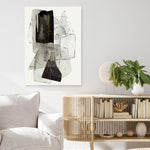 Shop Blotting Ink I Canvas Print a painted abstract themed framed canvas wall art print from The Print Emporium artwork collection - Buy Australian made fine art painting style stretched canvas prints for the home and your interior decor space, TPE-PC-PI181-CA-35X46-NF