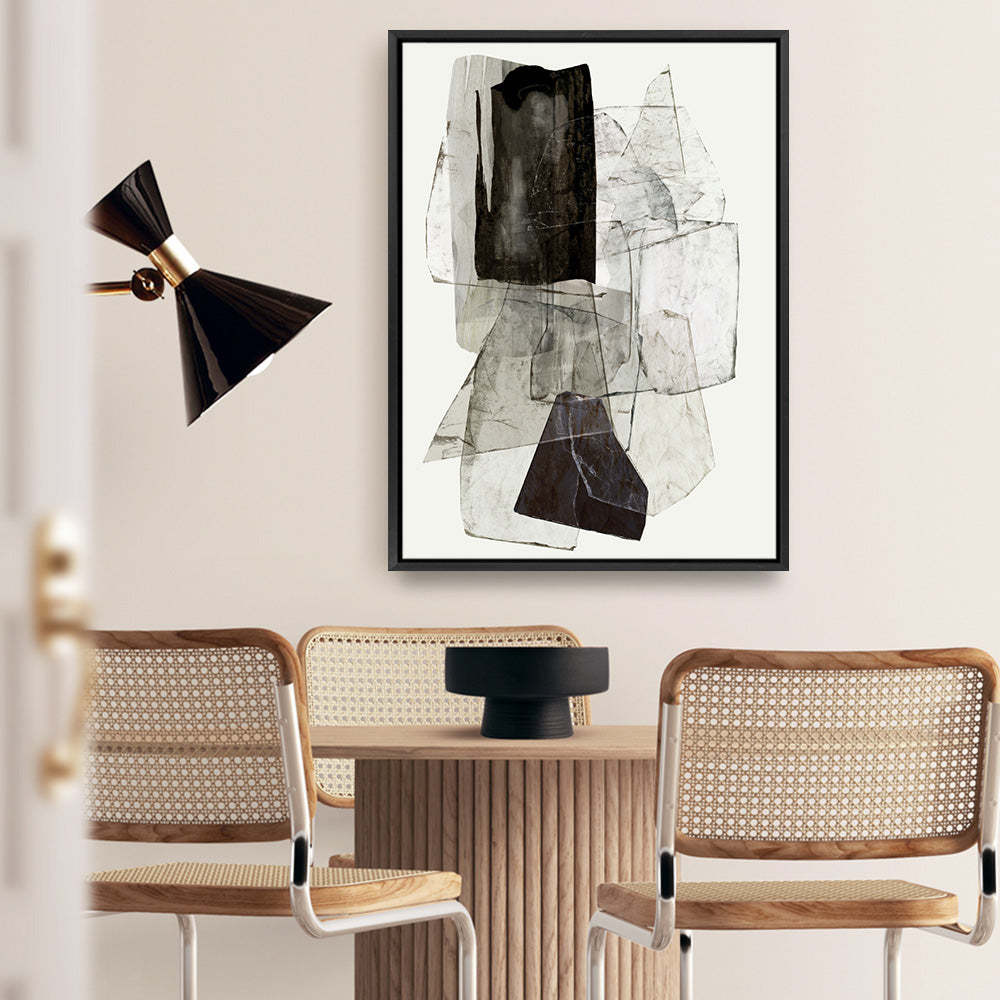 Shop Blotting Ink I Canvas Print a painted abstract themed framed canvas wall art print from The Print Emporium artwork collection - Buy Australian made fine art painting style stretched canvas prints for the home and your interior decor space, TPE-PC-PI181-CA-35X46-NF