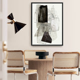 Shop Blotting Ink I Canvas Print a painted abstract themed framed canvas wall art print from The Print Emporium artwork collection - Buy Australian made fine art painting style stretched canvas prints for the home and your interior decor space, TPE-PC-PI181-CA-35X46-NF