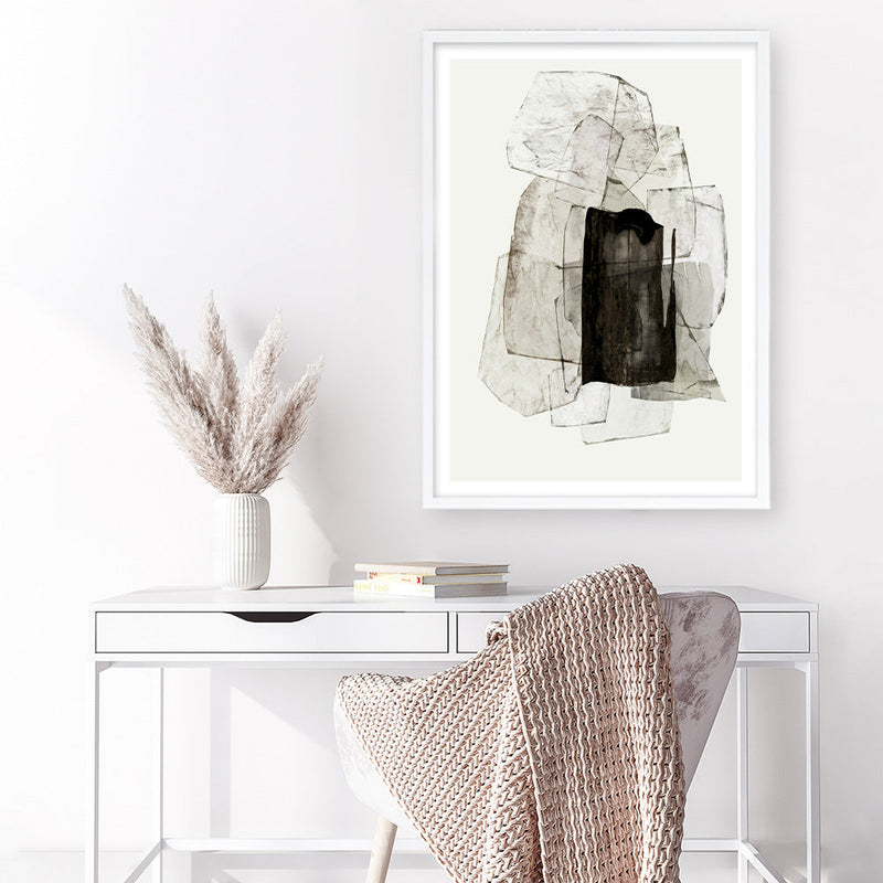 Shop Blotting Ink II Art Print a painted abstract themed wall art print from The Print Emporium wall artwork collection - Buy Australian made fine art painting style poster and framed prints for the home and your interior decor room, TPE-PC-PI182-AP