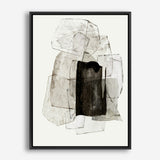 Shop Blotting Ink II Canvas Print a painted abstract themed framed canvas wall art print from The Print Emporium artwork collection - Buy Australian made fine art painting style stretched canvas prints for the home and your interior decor space, TPE-PC-PI182-CA-35X46-NF