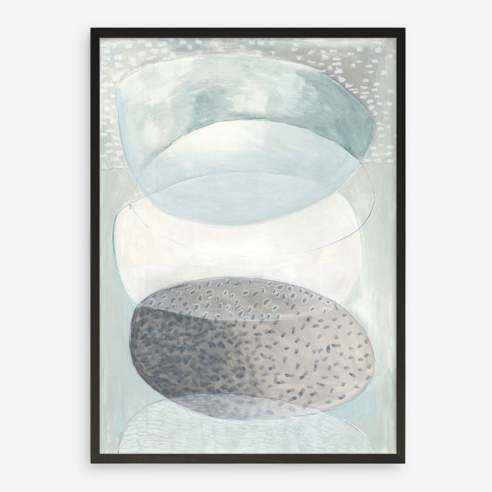 Shop Blue Approach Art Print a painted abstract themed wall art print from The Print Emporium wall artwork collection - Buy Australian made fine art painting style poster and framed prints for the home and your interior decor room, TPE-PC-MW228-AP