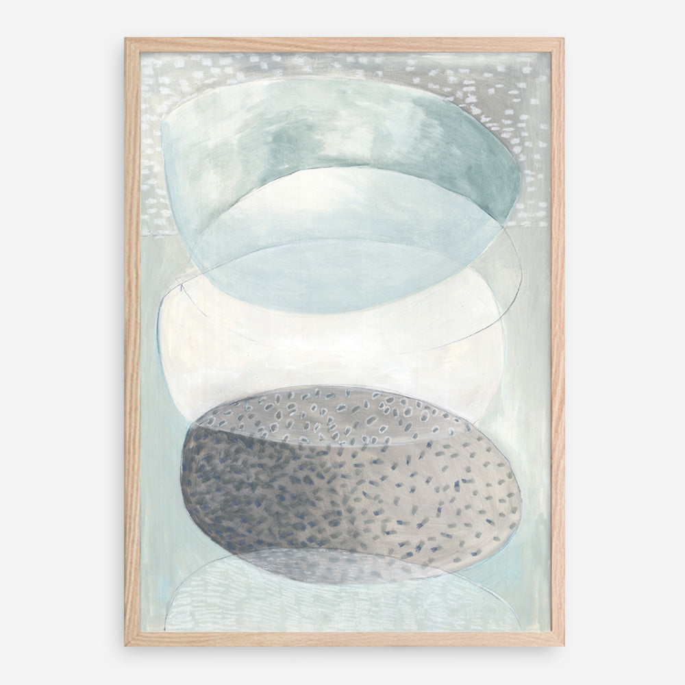 Shop Blue Approach Art Print a painted abstract themed wall art print from The Print Emporium wall artwork collection - Buy Australian made fine art painting style poster and framed prints for the home and your interior decor room, TPE-PC-MW228-AP