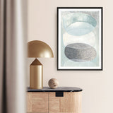 Shop Blue Approach Art Print a painted abstract themed wall art print from The Print Emporium wall artwork collection - Buy Australian made fine art painting style poster and framed prints for the home and your interior decor room, TPE-PC-MW228-AP