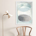 Shop Blue Approach Art Print a painted abstract themed wall art print from The Print Emporium wall artwork collection - Buy Australian made fine art painting style poster and framed prints for the home and your interior decor room, TPE-PC-MW228-AP