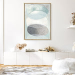 Shop Blue Approach Canvas Print a painted abstract themed framed canvas wall art print from The Print Emporium artwork collection - Buy Australian made fine art painting style stretched canvas prints for the home and your interior decor space, TPE-PC-MW228-CA-35X46-NF