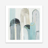 Shop Blue Arches I (Square) Art Print a painted abstract themed wall art print from The Print Emporium wall artwork collection - Buy Australian made fine art painting style poster and framed prints for the home and your interior decor room, TPE-PC-RF416-AP