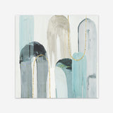 Shop Blue Arches I (Square) Art Print a painted abstract themed wall art print from The Print Emporium wall artwork collection - Buy Australian made fine art painting style poster and framed prints for the home and your interior decor room, TPE-PC-RF416-AP