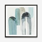 Shop Blue Arches II (Square) Art Print a painted abstract themed wall art print from The Print Emporium wall artwork collection - Buy Australian made fine art painting style poster and framed prints for the home and your interior decor room, TPE-PC-RF417-AP