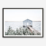 Shop Blue Boat Shed Photo Art Print a coastal themed photography wall art print from The Print Emporium wall artwork collection - Buy Australian made fine art poster and framed prints for the home and your interior decor, TPE-848-AP