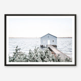 Shop Blue Boat Shed Photo Art Print a coastal themed photography wall art print from The Print Emporium wall artwork collection - Buy Australian made fine art poster and framed prints for the home and your interior decor, TPE-848-AP
