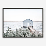 Shop Blue Boat Shed Photo Art Print a coastal themed photography wall art print from The Print Emporium wall artwork collection - Buy Australian made fine art poster and framed prints for the home and your interior decor, TPE-848-AP