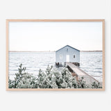 Shop Blue Boat Shed Photo Art Print a coastal themed photography wall art print from The Print Emporium wall artwork collection - Buy Australian made fine art poster and framed prints for the home and your interior decor, TPE-848-AP