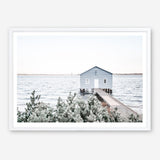 Shop Blue Boat Shed Photo Art Print a coastal themed photography wall art print from The Print Emporium wall artwork collection - Buy Australian made fine art poster and framed prints for the home and your interior decor, TPE-848-AP