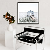 Shop Blue Boat Shed (Square) Photo Art Print a coastal themed photography wall art print from The Print Emporium wall artwork collection - Buy Australian made fine art poster and framed prints for the home and your interior decor, TPE-1054-AP