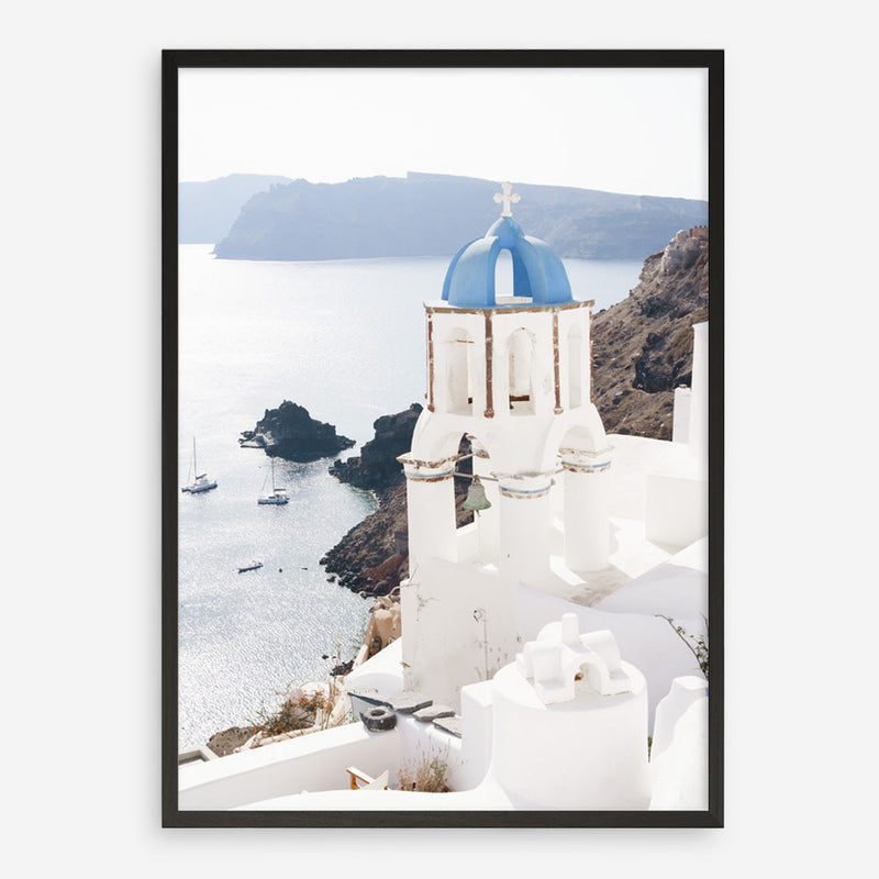 Shop Blue Dome Church Photo Art Print a coastal themed photography wall art print from The Print Emporium wall artwork collection - Buy Australian made fine art poster and framed prints for the home and your interior decor, TPE-1347-AP