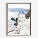 Shop Blue Dome Church Photo Canvas Print a coastal themed photography framed stretched canvas print from The Print Emporium wall artwork collection - Buy Australian made prints for the home and your interior decor space, TPE-1347-CA-35X46-NF