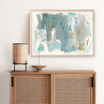 Shop Blue Glaze Art Print a painted abstract themed wall art print from The Print Emporium wall artwork collection - Buy Australian made fine art painting style poster and framed prints for the home and your interior decor room, TPE-PC-BC056-AP