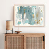 Shop Blue Glaze Art Print a painted abstract themed wall art print from The Print Emporium wall artwork collection - Buy Australian made fine art painting style poster and framed prints for the home and your interior decor room, TPE-PC-BC056-AP