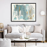 Shop Blue Glaze Canvas Print a painted abstract themed framed canvas wall art print from The Print Emporium artwork collection - Buy Australian made fine art painting style stretched canvas prints for the home and your interior decor space, TPE-PC-BC056-CA-35X46-NF