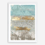 Shop Blue Gold I Art Print a painted abstract themed wall art print from The Print Emporium wall artwork collection - Buy Australian made fine art painting style poster and framed prints for the home and your interior decor room, TPE-PC-WZ076-AP
