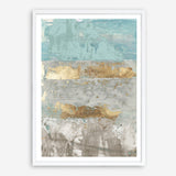 Shop Blue Gold I Art Print a painted abstract themed wall art print from The Print Emporium wall artwork collection - Buy Australian made fine art painting style poster and framed prints for the home and your interior decor room, TPE-PC-WZ076-AP