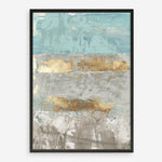 Shop Blue Gold I Art Print a painted abstract themed wall art print from The Print Emporium wall artwork collection - Buy Australian made fine art painting style poster and framed prints for the home and your interior decor room, TPE-PC-WZ076-AP