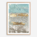 Shop Blue Gold I Art Print a painted abstract themed wall art print from The Print Emporium wall artwork collection - Buy Australian made fine art painting style poster and framed prints for the home and your interior decor room, TPE-PC-WZ076-AP