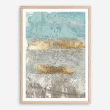 Shop Blue Gold I Art Print a painted abstract themed wall art print from The Print Emporium wall artwork collection - Buy Australian made fine art painting style poster and framed prints for the home and your interior decor room, TPE-PC-WZ076-AP