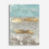 Shop Blue Gold I Canvas Print a painted abstract themed framed canvas wall art print from The Print Emporium artwork collection - Buy Australian made fine art painting style stretched canvas prints for the home and your interior decor space, TPE-PC-WZ076-CA-35X46-NF