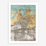 Shop Blue Gold II Art Print a painted abstract themed wall art print from The Print Emporium wall artwork collection - Buy Australian made fine art painting style poster and framed prints for the home and your interior decor room, TPE-PC-WZ077-AP