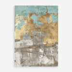 Shop Blue Gold II Art Print a painted abstract themed wall art print from The Print Emporium wall artwork collection - Buy Australian made fine art painting style poster and framed prints for the home and your interior decor room, TPE-PC-WZ077-AP