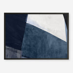 Shop Blue Merge Art Print a painted abstract themed wall art print from The Print Emporium wall artwork collection - Buy Australian made fine art painting style poster and framed prints for the home and your interior decor room, TPE-PC-PI594-AP