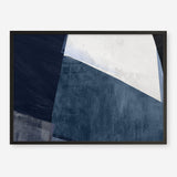 Shop Blue Merge Art Print a painted abstract themed wall art print from The Print Emporium wall artwork collection - Buy Australian made fine art painting style poster and framed prints for the home and your interior decor room, TPE-PC-PI594-AP
