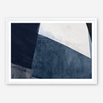 Shop Blue Merge Art Print a painted abstract themed wall art print from The Print Emporium wall artwork collection - Buy Australian made fine art painting style poster and framed prints for the home and your interior decor room, TPE-PC-PI594-AP