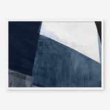 Shop Blue Merge Art Print a painted abstract themed wall art print from The Print Emporium wall artwork collection - Buy Australian made fine art painting style poster and framed prints for the home and your interior decor room, TPE-PC-PI594-AP