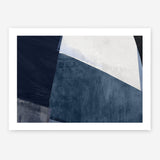 Shop Blue Merge Art Print a painted abstract themed wall art print from The Print Emporium wall artwork collection - Buy Australian made fine art painting style poster and framed prints for the home and your interior decor room, TPE-PC-PI594-AP