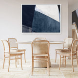 Shop Blue Merge Canvas Print a painted abstract themed framed canvas wall art print from The Print Emporium artwork collection - Buy Australian made fine art painting style stretched canvas prints for the home and your interior decor space, TPE-PC-PI594-CA-35X46-NF